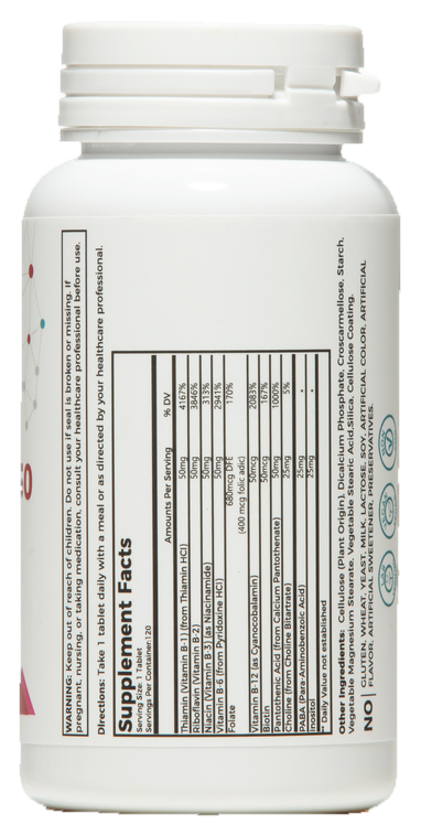Vitamin B-50 Complex — label / back