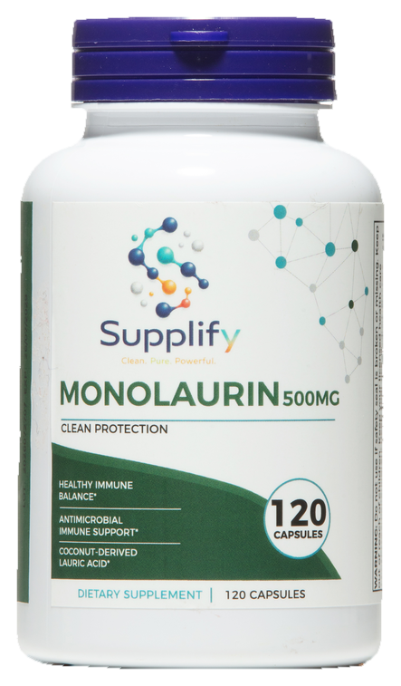 Monolaurin 500mg — front